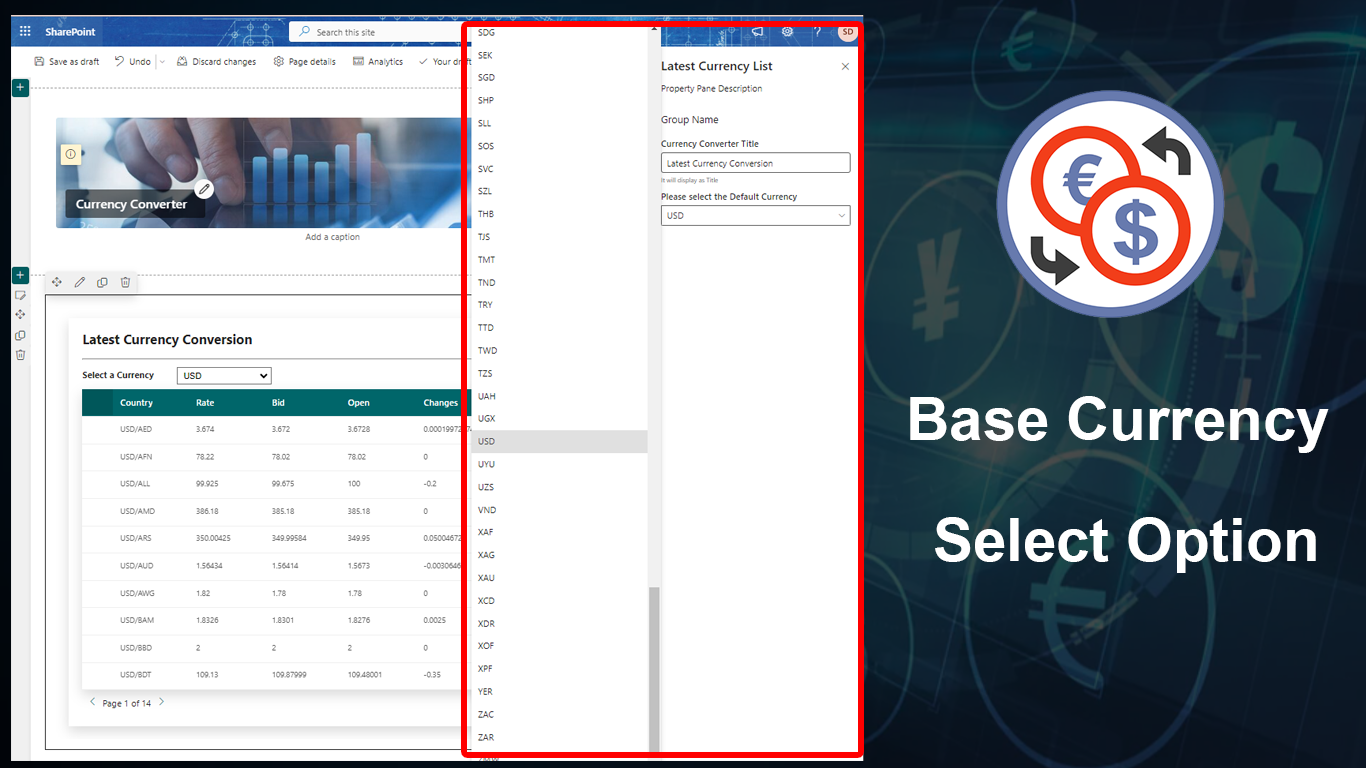 Worldcurrencyrates 7 Base Currency Selct Option